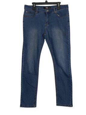 No Fear Mens Cotton Blend Denim Medium Wash Jeans Pants Size 36 x 31